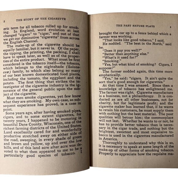 The Story Of The Cigarette William W. Young 1916 D. Appleton & Co Illustrated HC - Picture 11 of 16
